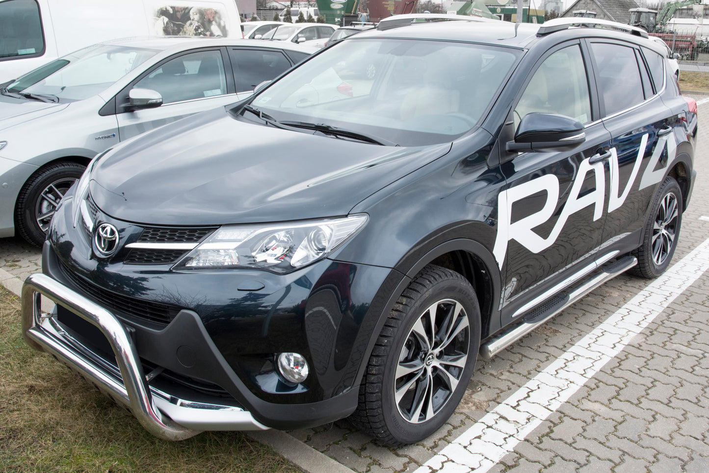 Protector parachoques trasero TOYOTA RAV4 IV 2013-03.2015-ICCTUNING