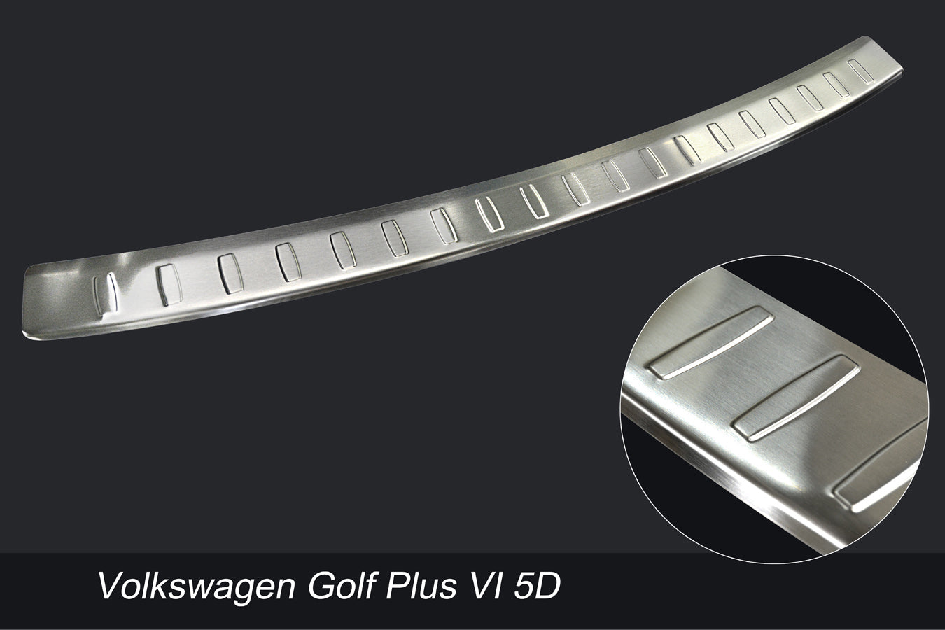 Protector parachoques trasero VOLKSWAGEN GOLF PLUS VI 2009-2012-ICCTUNING