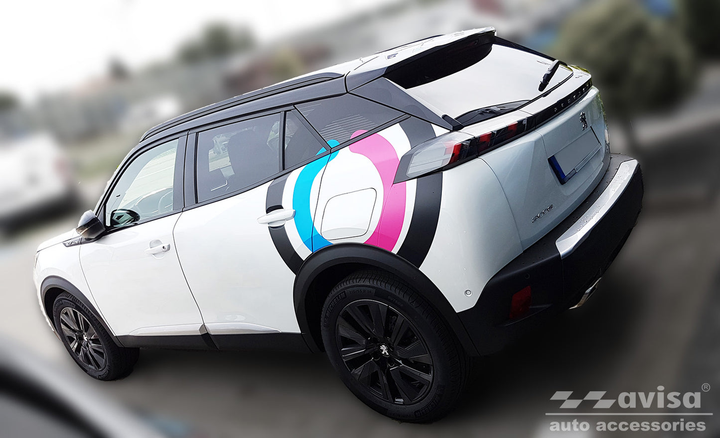 Protector umbral de puerta PEUGEOT 2008 crossover 2019->-ICCTUNING