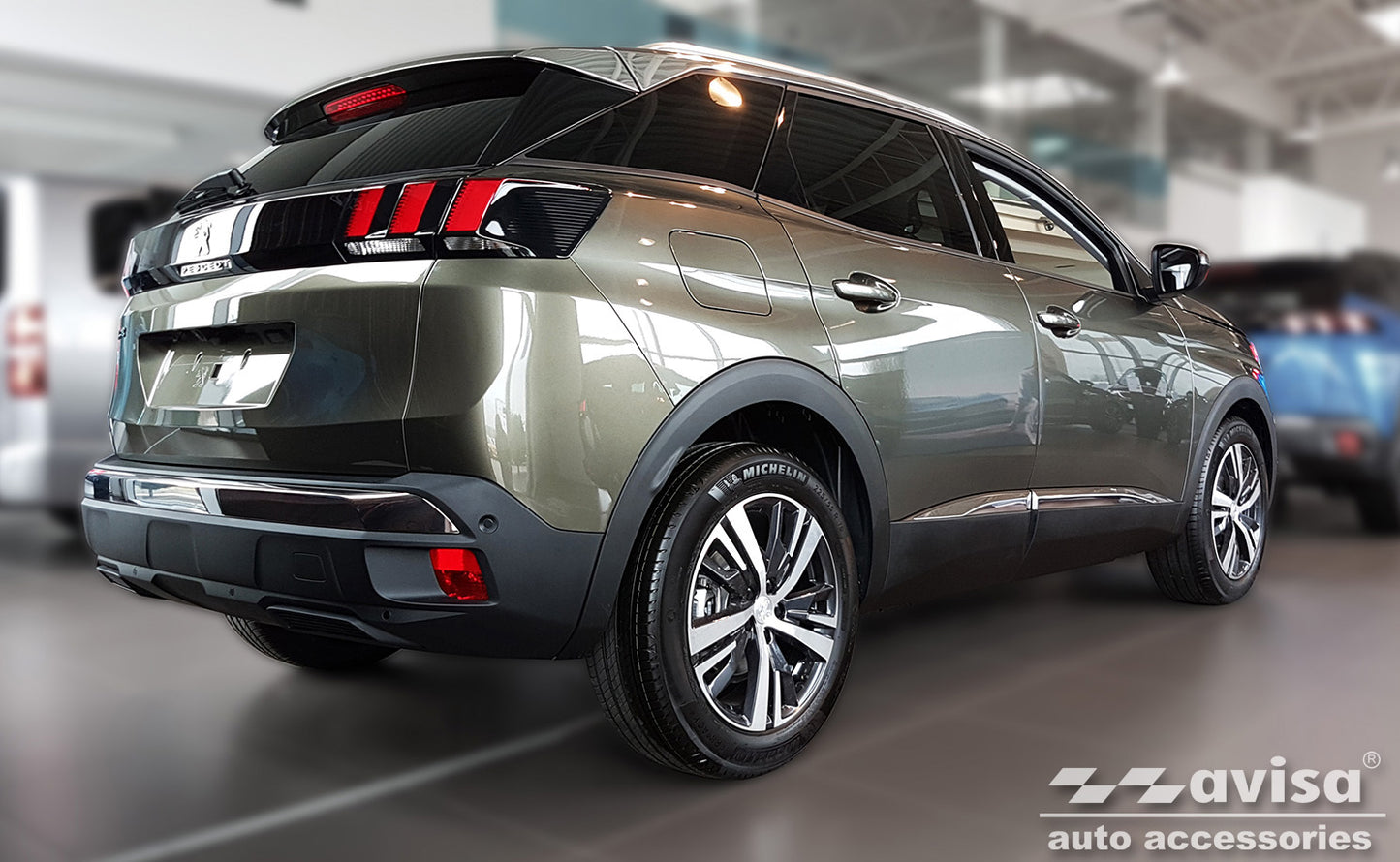 Protector umbral de puerta PEUGEOT 3008 crossover 2016->-ICCTUNING