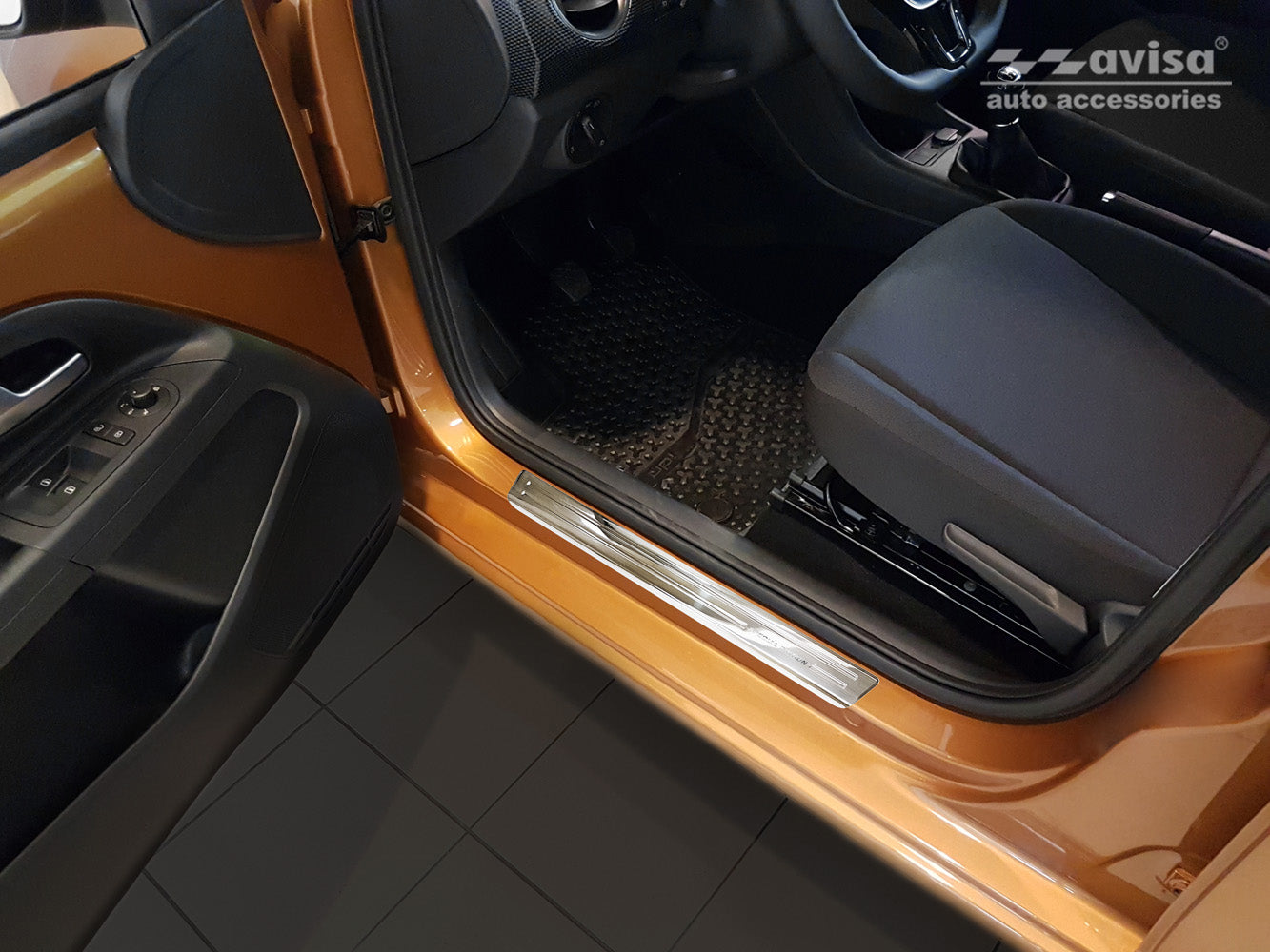 Protector umbral de puerta VOLKSWAGEN UP 2012-2016, 2016->-ICCTUNING