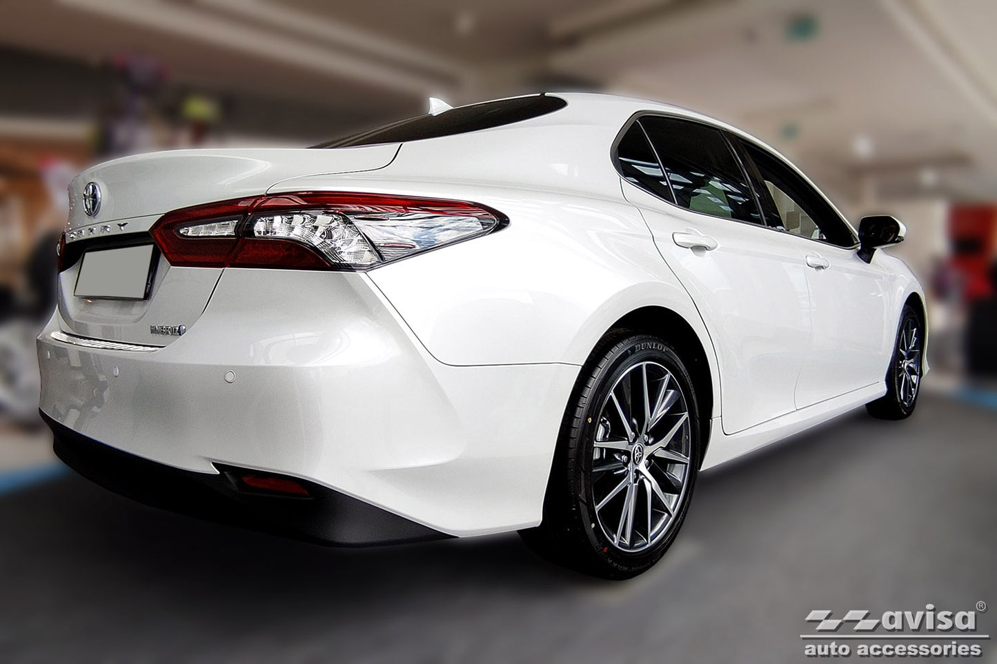 Protector parachoques trasero TOYOTA CAMRY Hybrid 2017-2021->-ICCTUNING