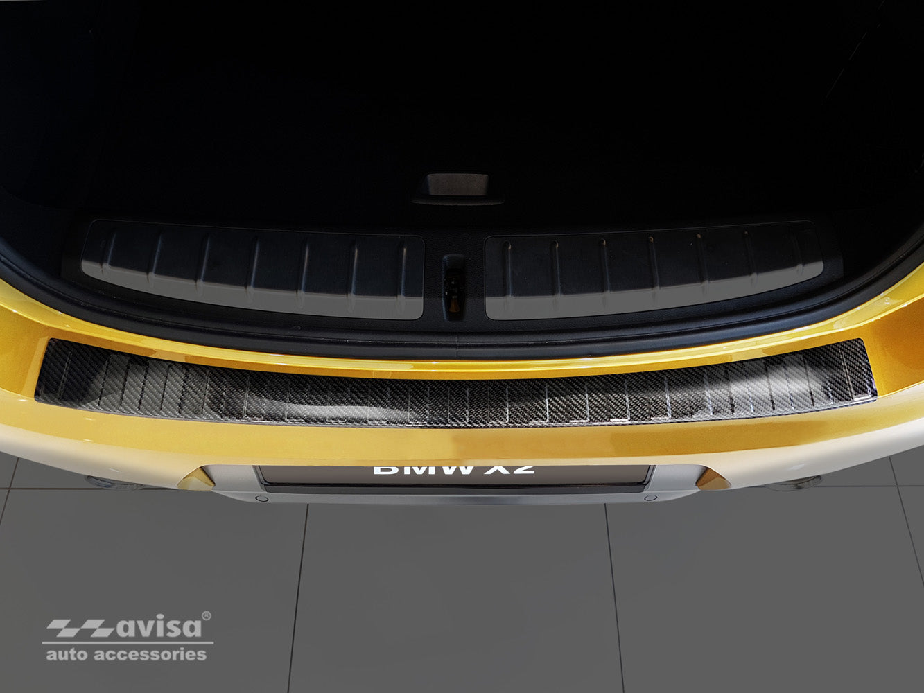 Protector parachoques trasero BMW X2 F39 M pack 2018 >-ICCTUNING