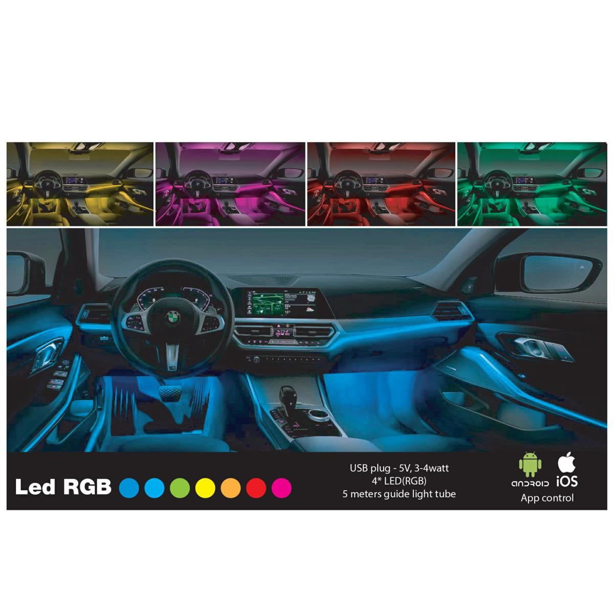 Ambiente interior Led RGB-ICCTUNING