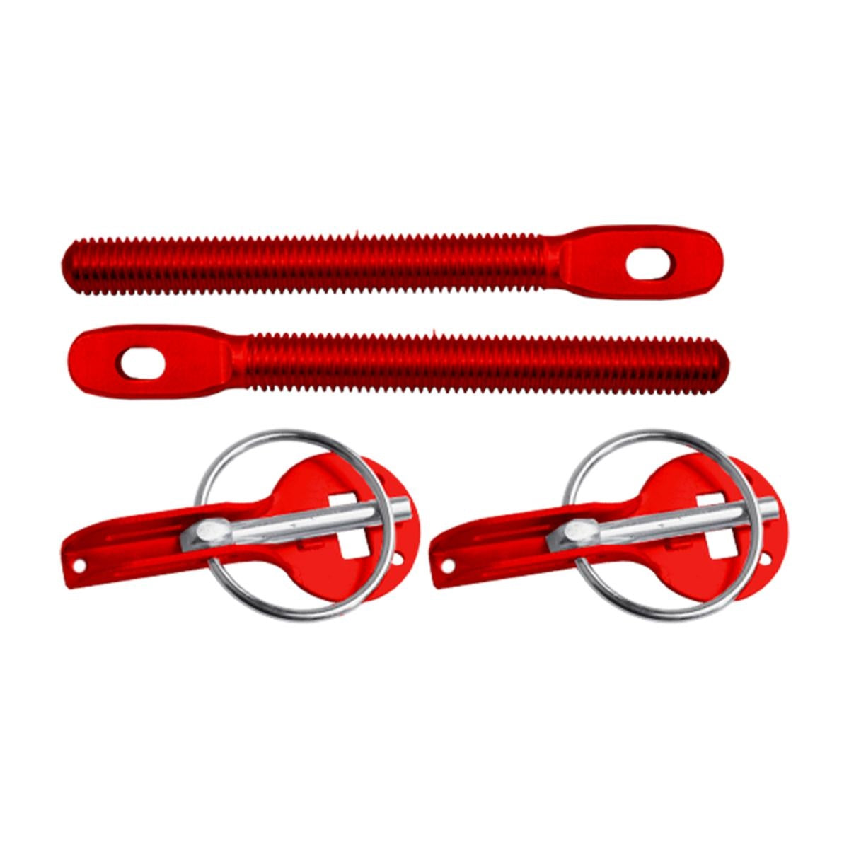 Capó de liberación rápida tipo 4 rojo-ICCTUNING