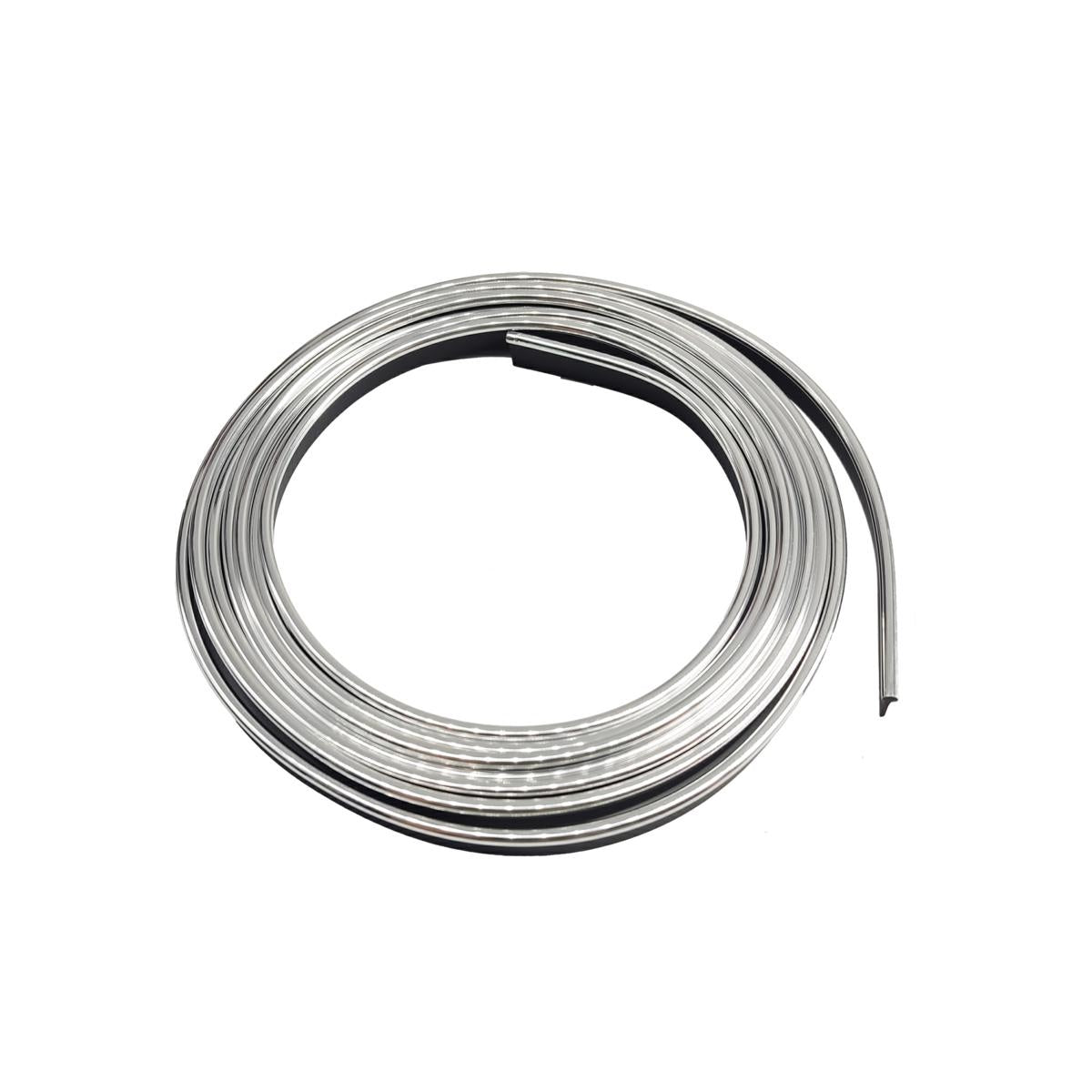 Perfil cromado plateado-ICCTUNING