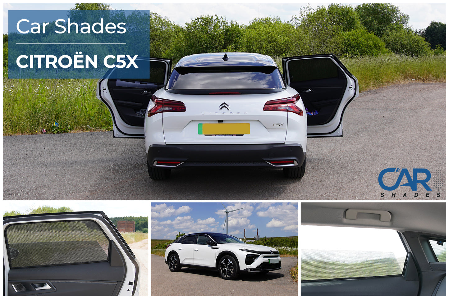 parasoles car shades Citroen C5 X 2022-ICCTUNING