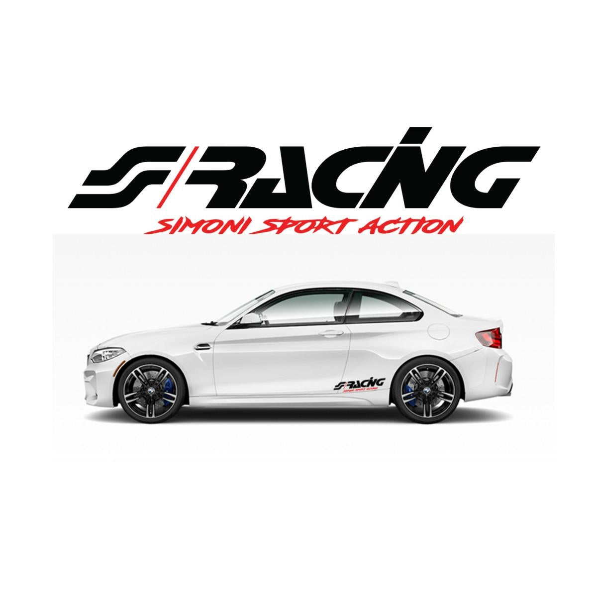 Adhesivo preespaciado negro 30x7 cm-ICCTUNING