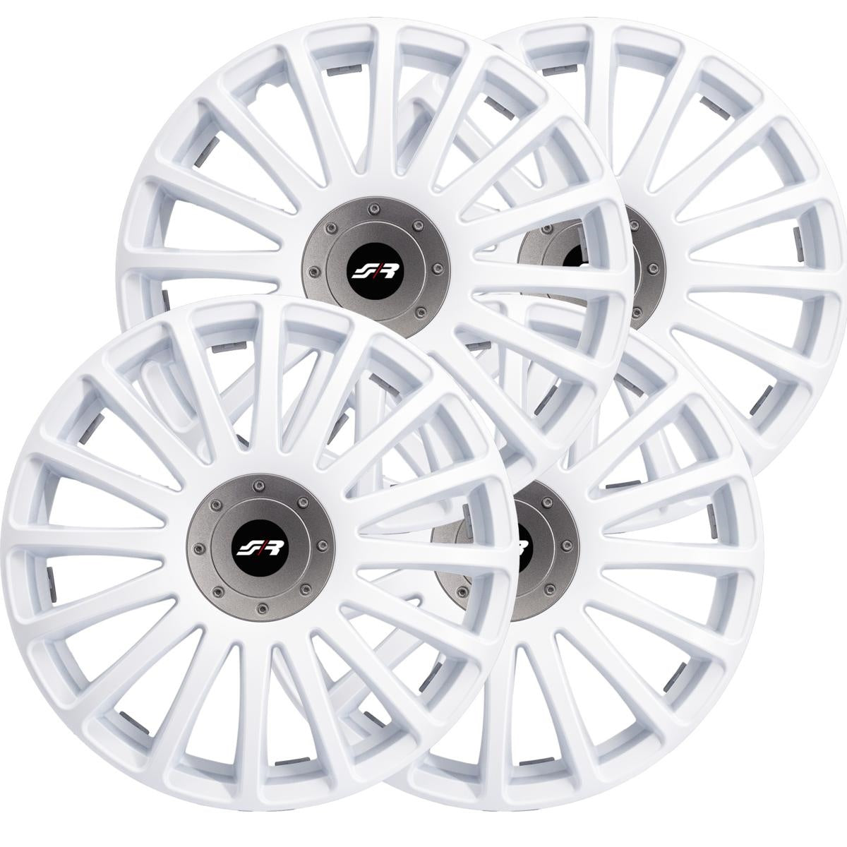 Tapacubos blancos Grand Prix de 15"-ICCTUNING