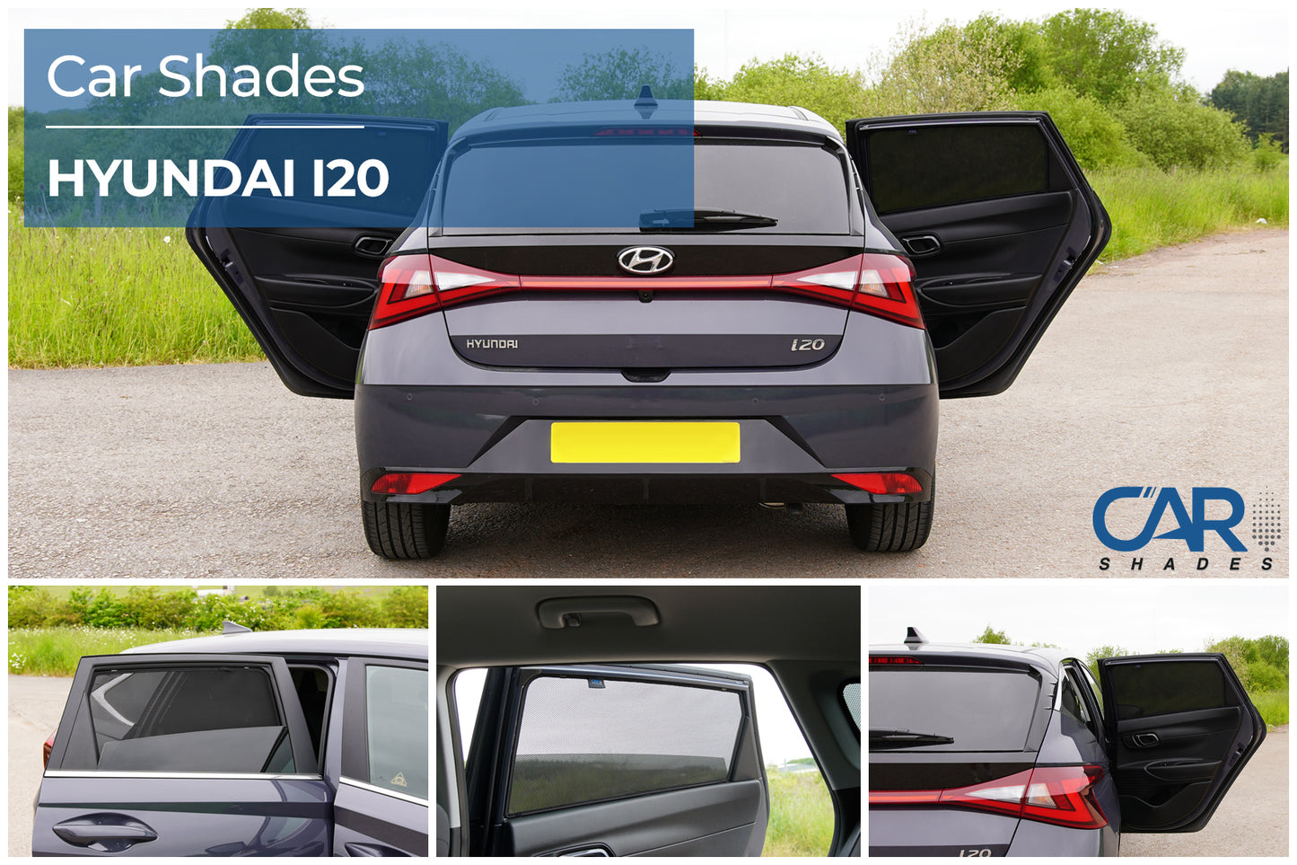 parasoles car shades Hyundai i20 5 puertas 2020-ICCTUNING
