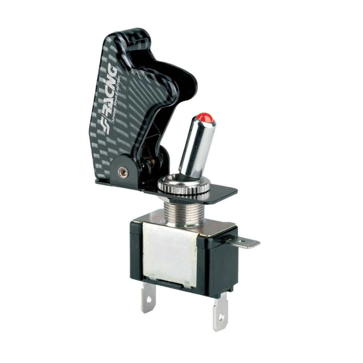 Interruptor LED rojo con aspecto de carbono Baby Go-ICCTUNING