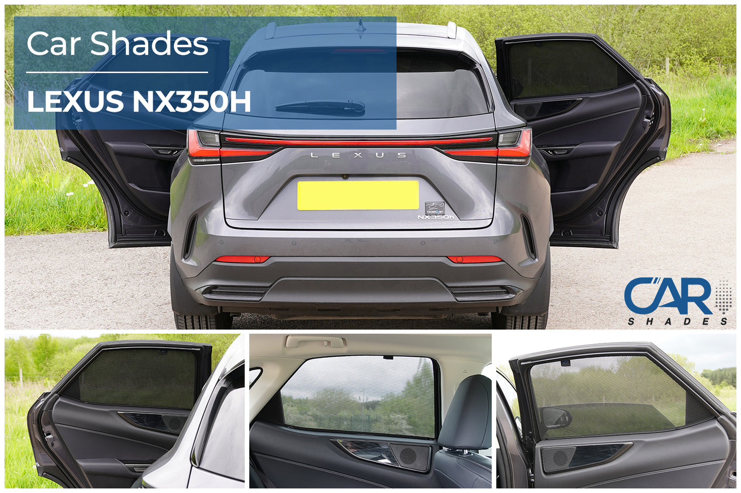 parasoles car shades Lexus NX350-ICCTUNING