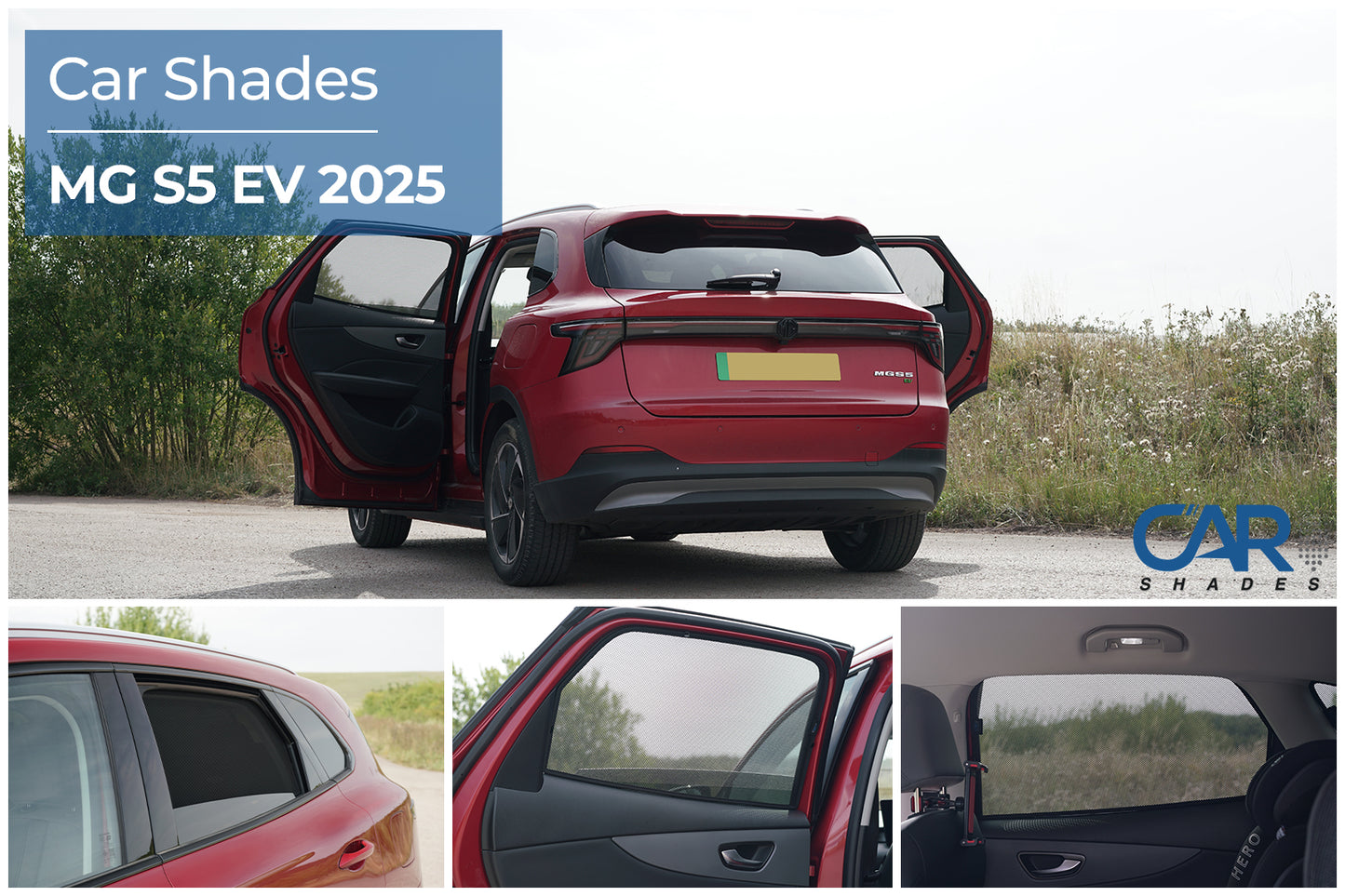 parasoles Car Shades MGS5 EV 2025->