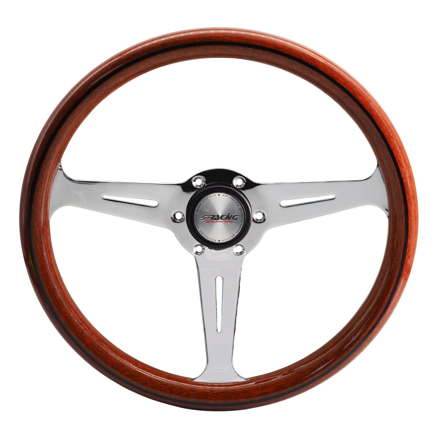 Volante con efecto madera Resia-ICCTUNING