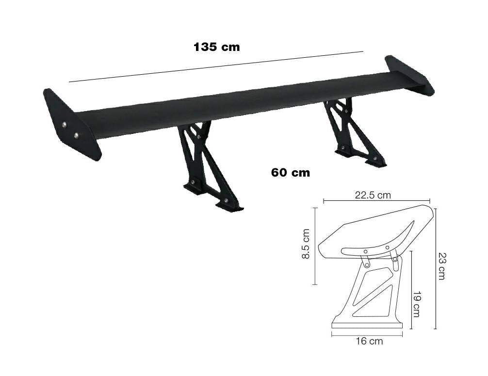 Alerón de maletero de ala simple Eolo-ICCTUNING