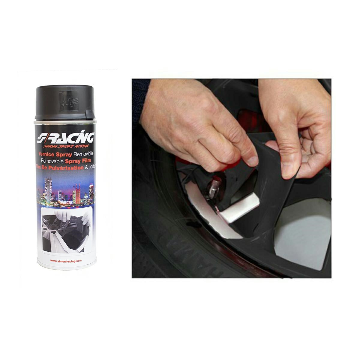 Película de pulverización negra mate extraíble-ICCTUNING