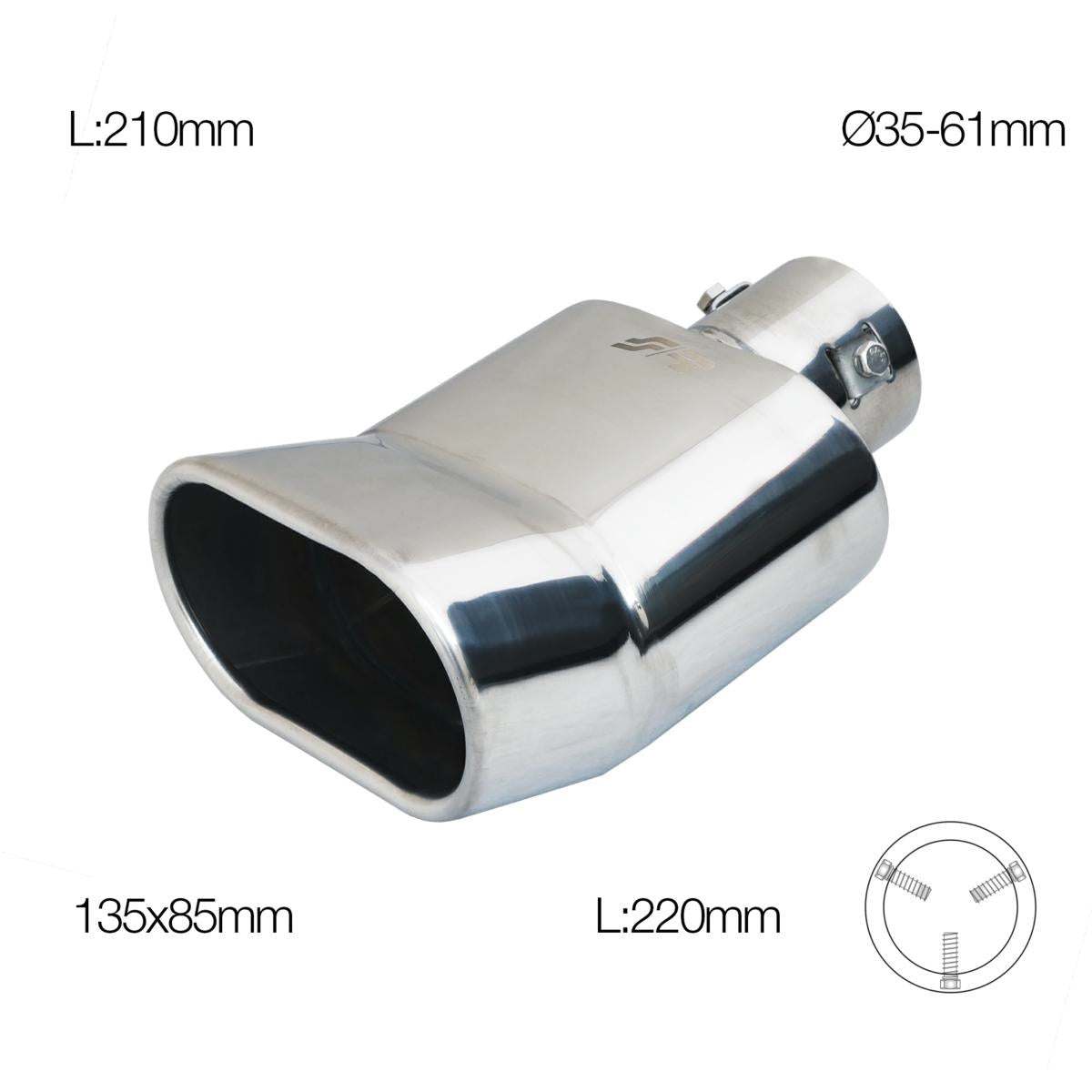 cola de escape Simoni Racing TRX/100-ICCTUNING