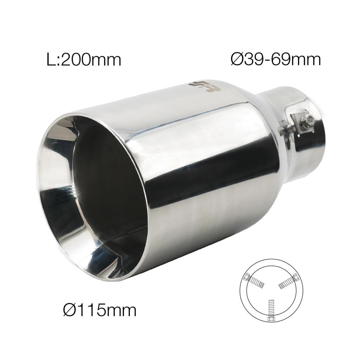 cola de escape Simoni Racing TRX/105-ICCTUNING