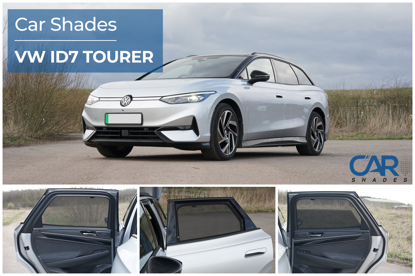parasoles car shades Volkswagen ID7 Tourer 5 puertas 2023->-ICCTUNING