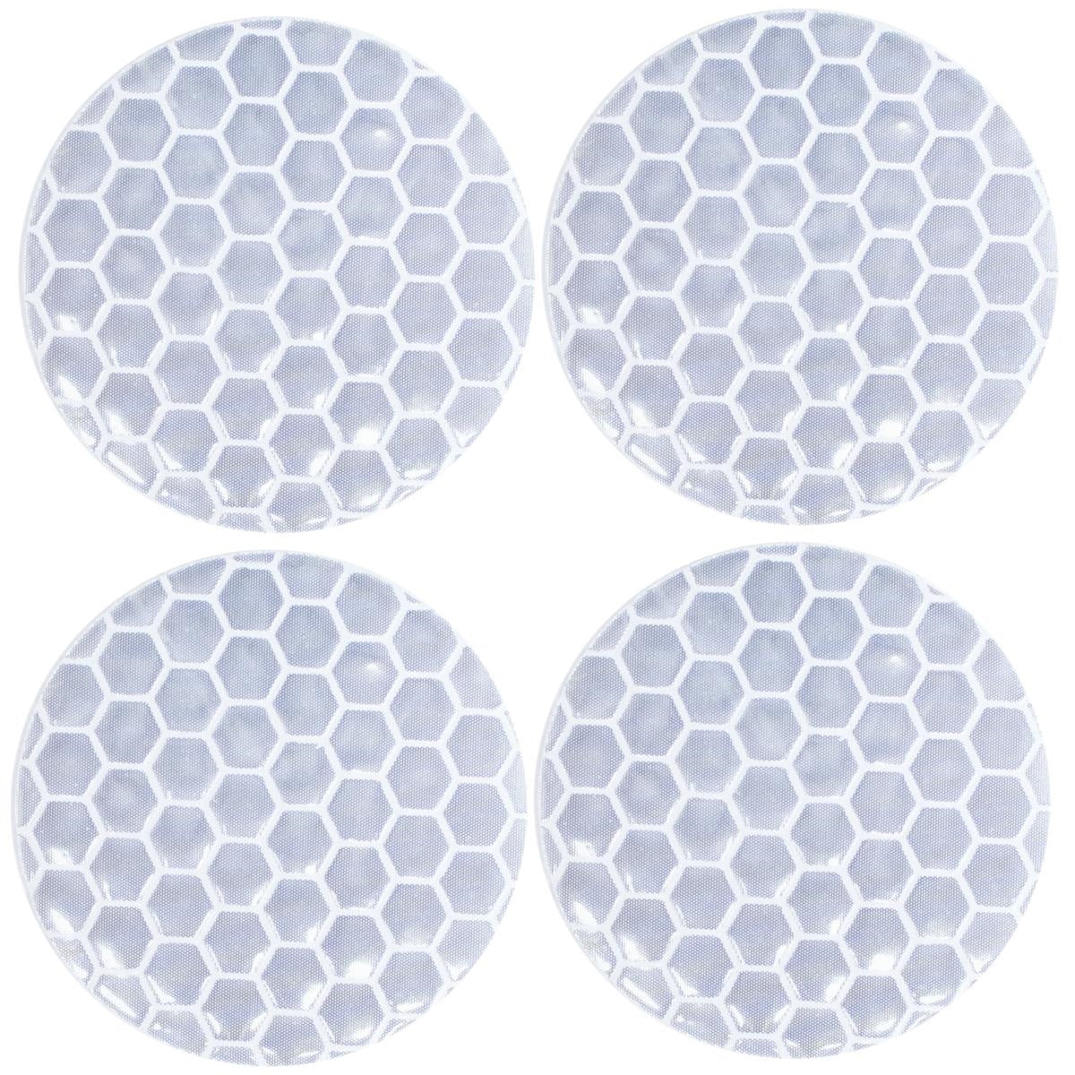 Adhesivo reflectante blanco Ø 30 mm-ICCTUNING