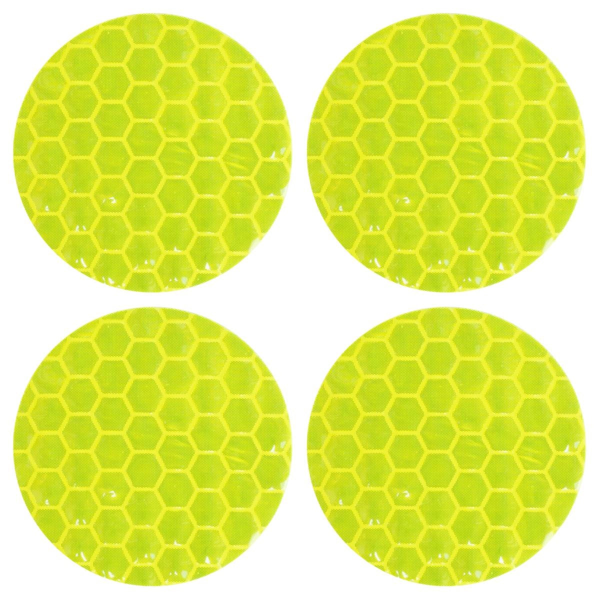 Adhesivo reflectante amarillo Ø 30 mm-ICCTUNING