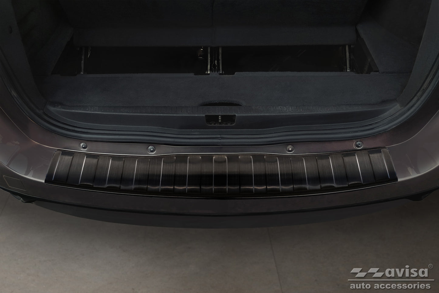 protector de parachoques trasero RENAULT GRAND SCENC negro