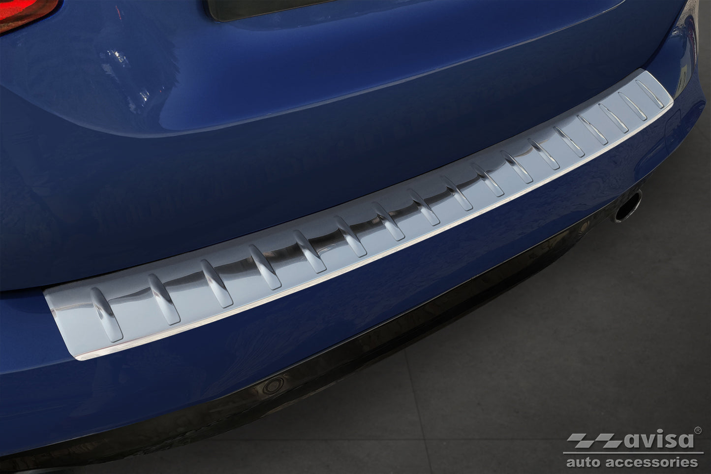 protector de parachoques trasero BMW 2 ACTE TOURER plata