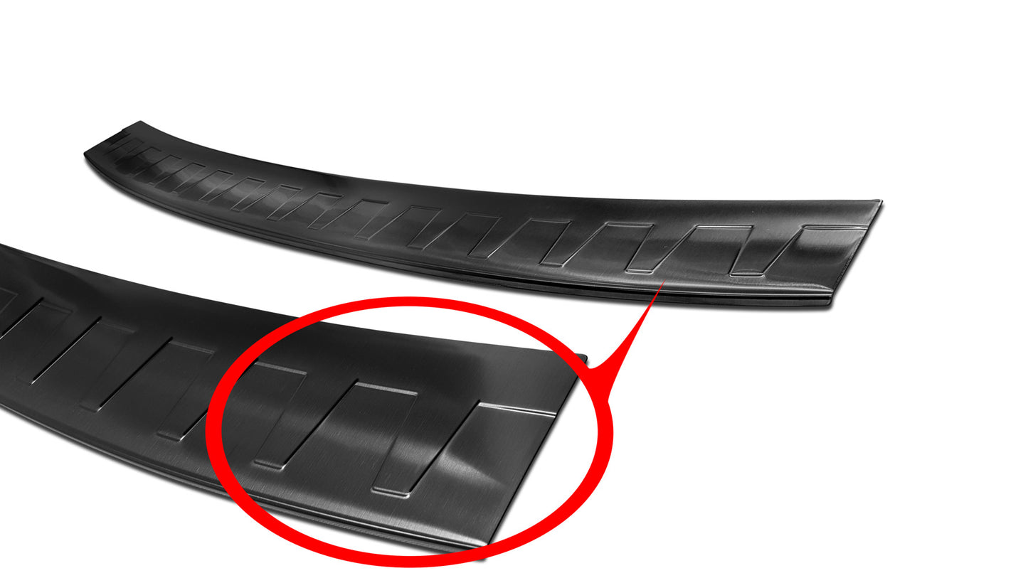 protector de parachoques trasero SKODA OCTAVIA combi negro 2013-19