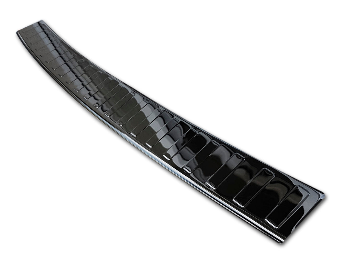protector de parachoques trasero VW TRANSPORTER T6T6.1, Caravelle negro espejo