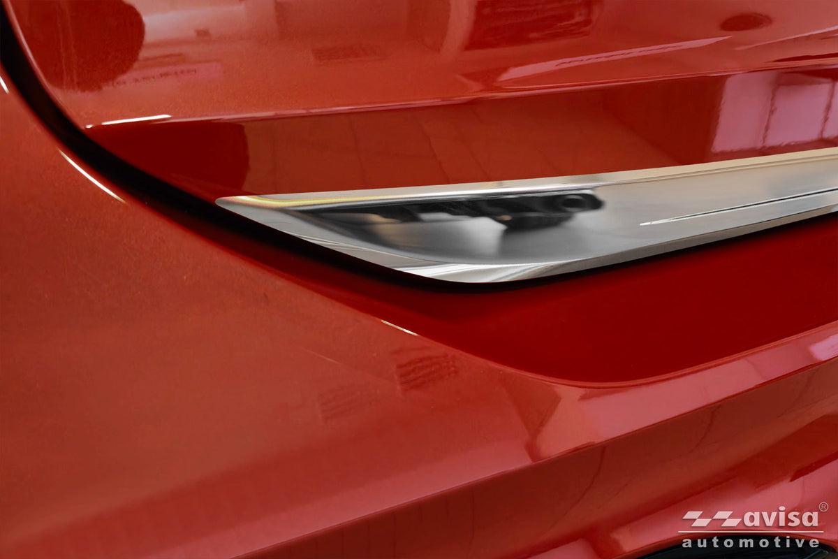 cubierta decorativa del portón trasero del VW TIGUAN plata espejo