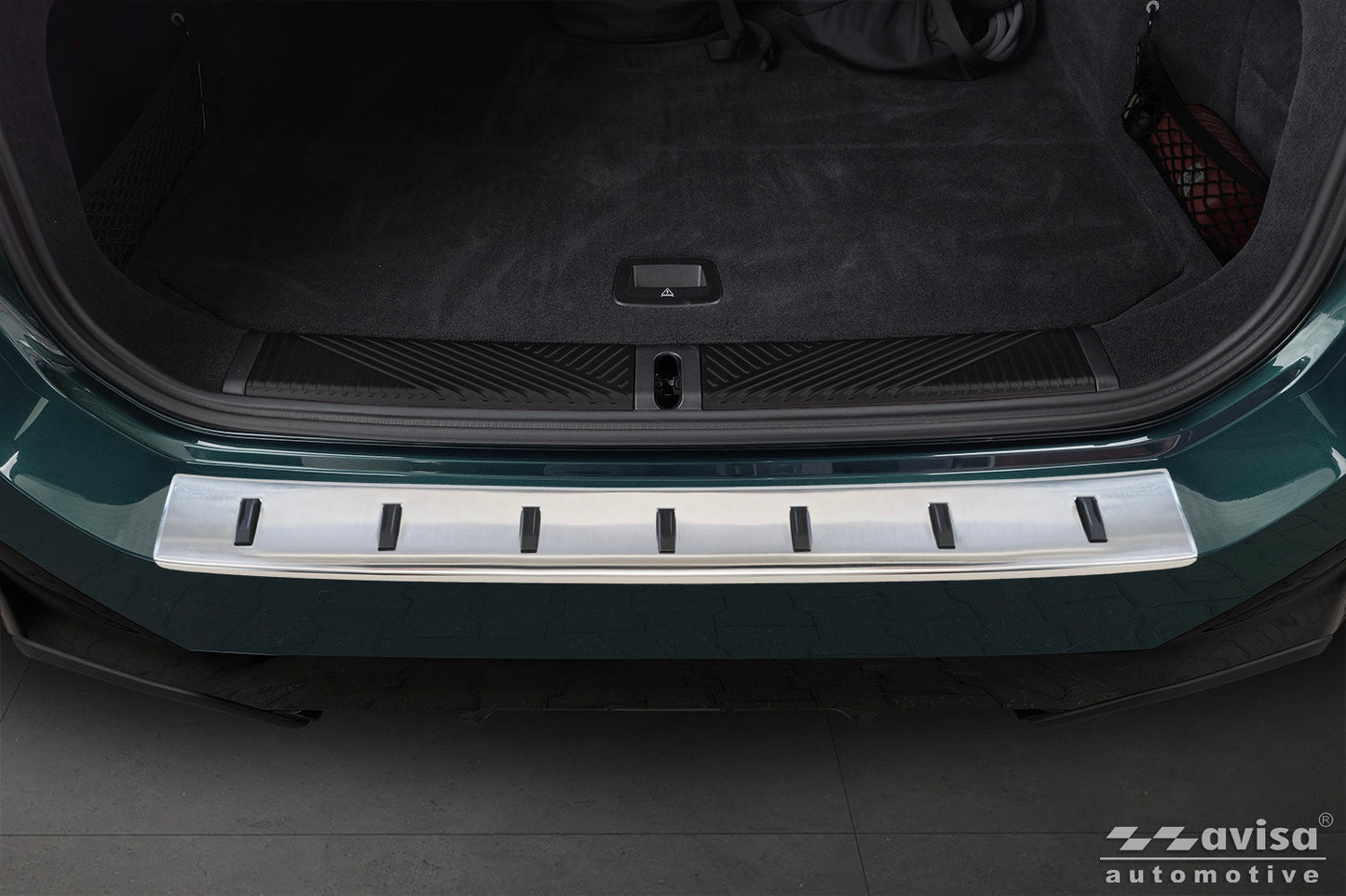 protector de parachoques trasero BMW 5 G61 plata satinado