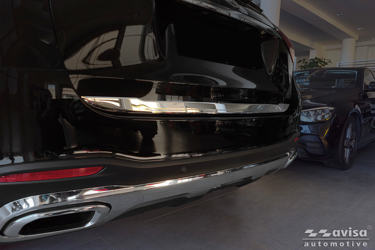 cubierta decorativa del portón trasero del MERCEDES GLE W167 plata espejo