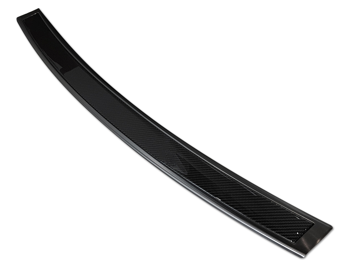 protector de parachoques trasero BMW X5 F15 negro acero, negro fibra de carbono
