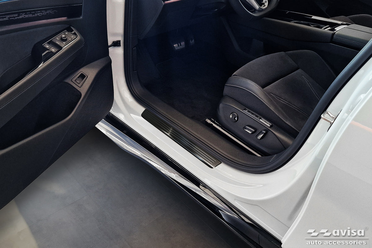 Protector umbral de puertas en relieve VW ID.7 negro