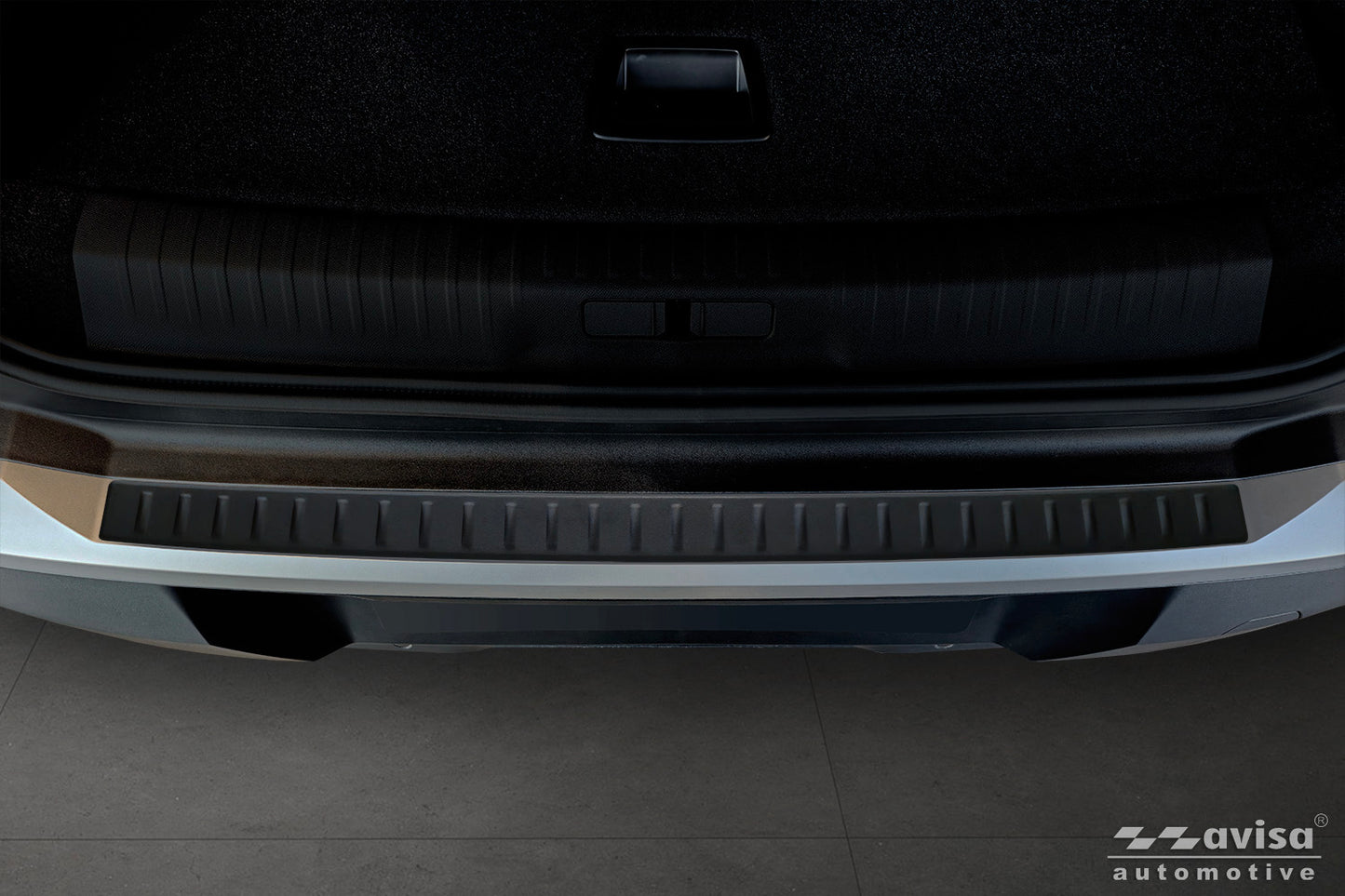 protector de parachoques trasero PEUGEOT 5008 negro mate