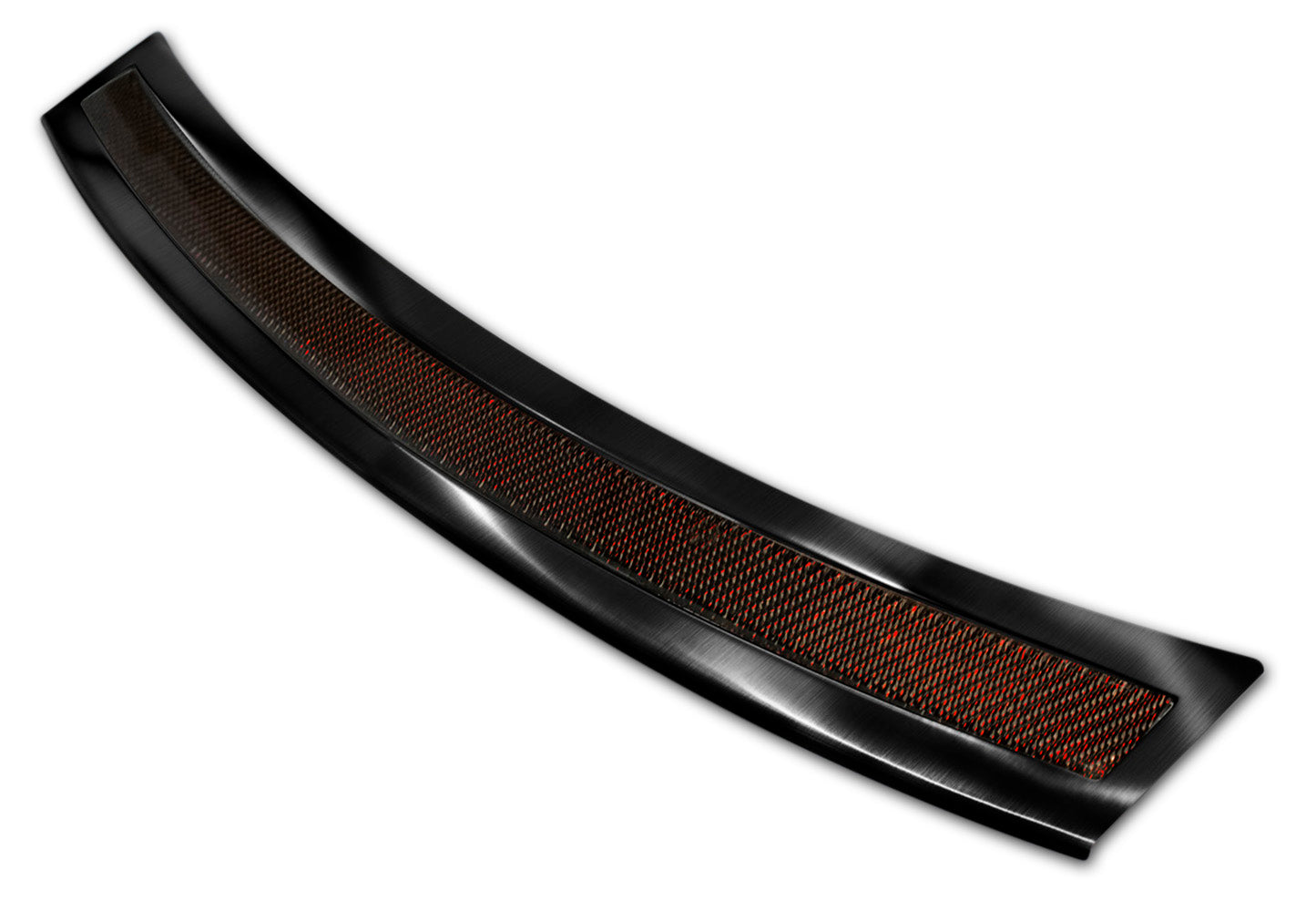 protector de parachoques trasero BMW 5 F11 touring negro acero, rojo&negro fibra de carbono