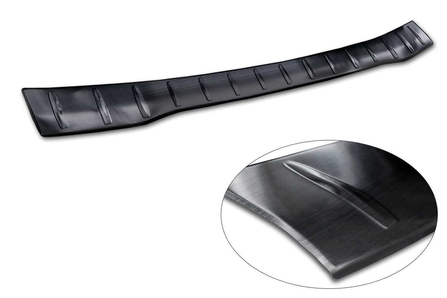 protector de parachoques trasero VW TRANSPORTER T7 negro