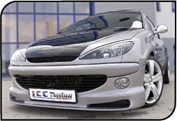 añadido delantero peugeot 206 gfk-ICCTUNING