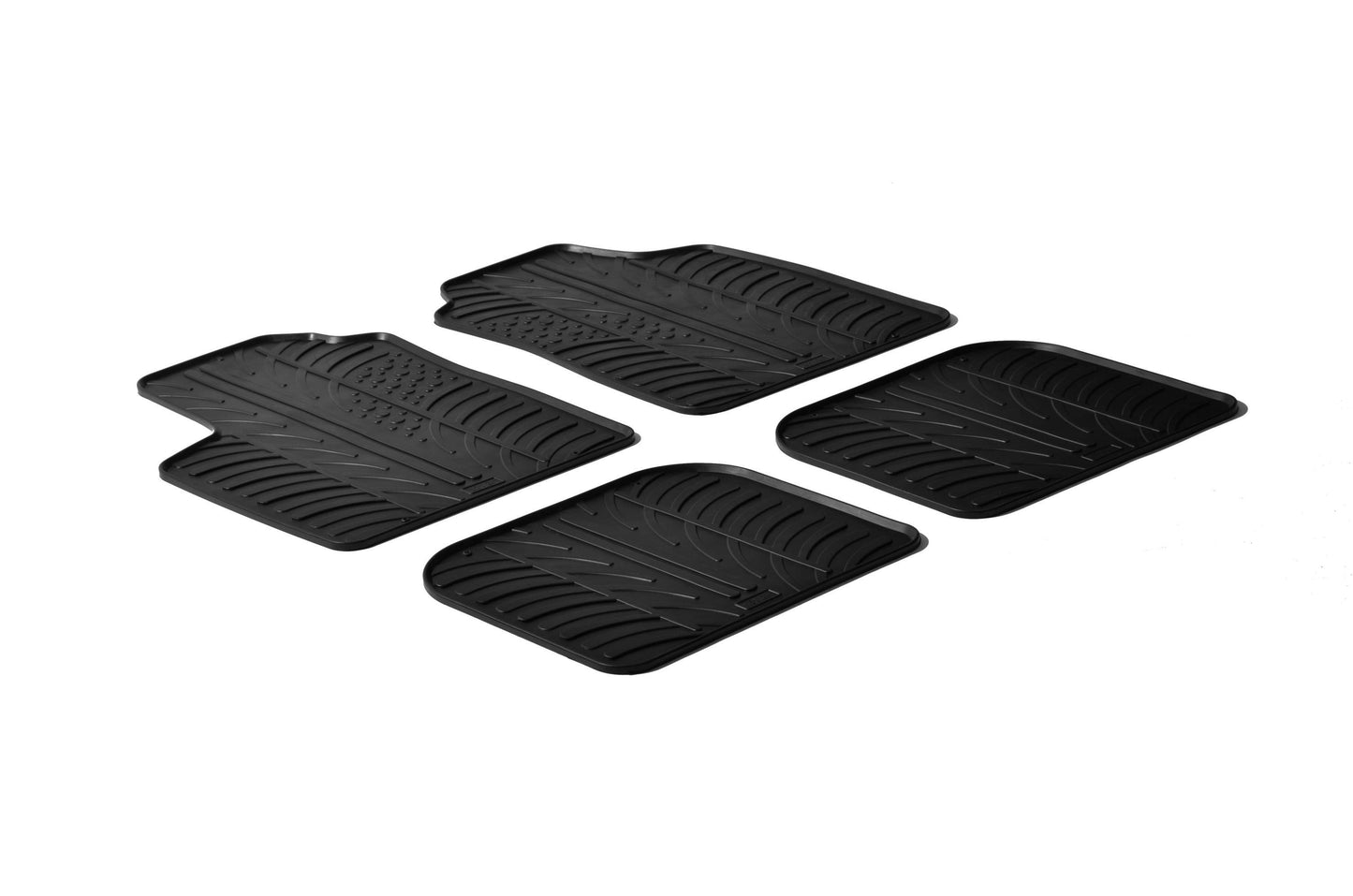 Alfombrillas de goma - FIAT Panda 2003-2011 5 puertas-ALFOMBRILLAS DE GOMA-ICCTUNING