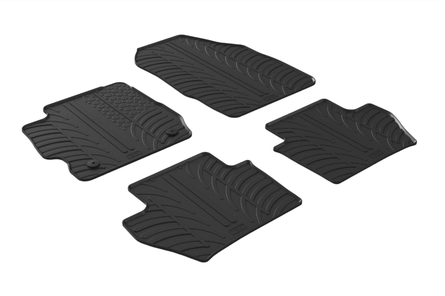 Alfombrillas de goma - FORD Ka + 09,2017 5puertas-ALFOMBRILLAS DE GOMA-ICCTUNING