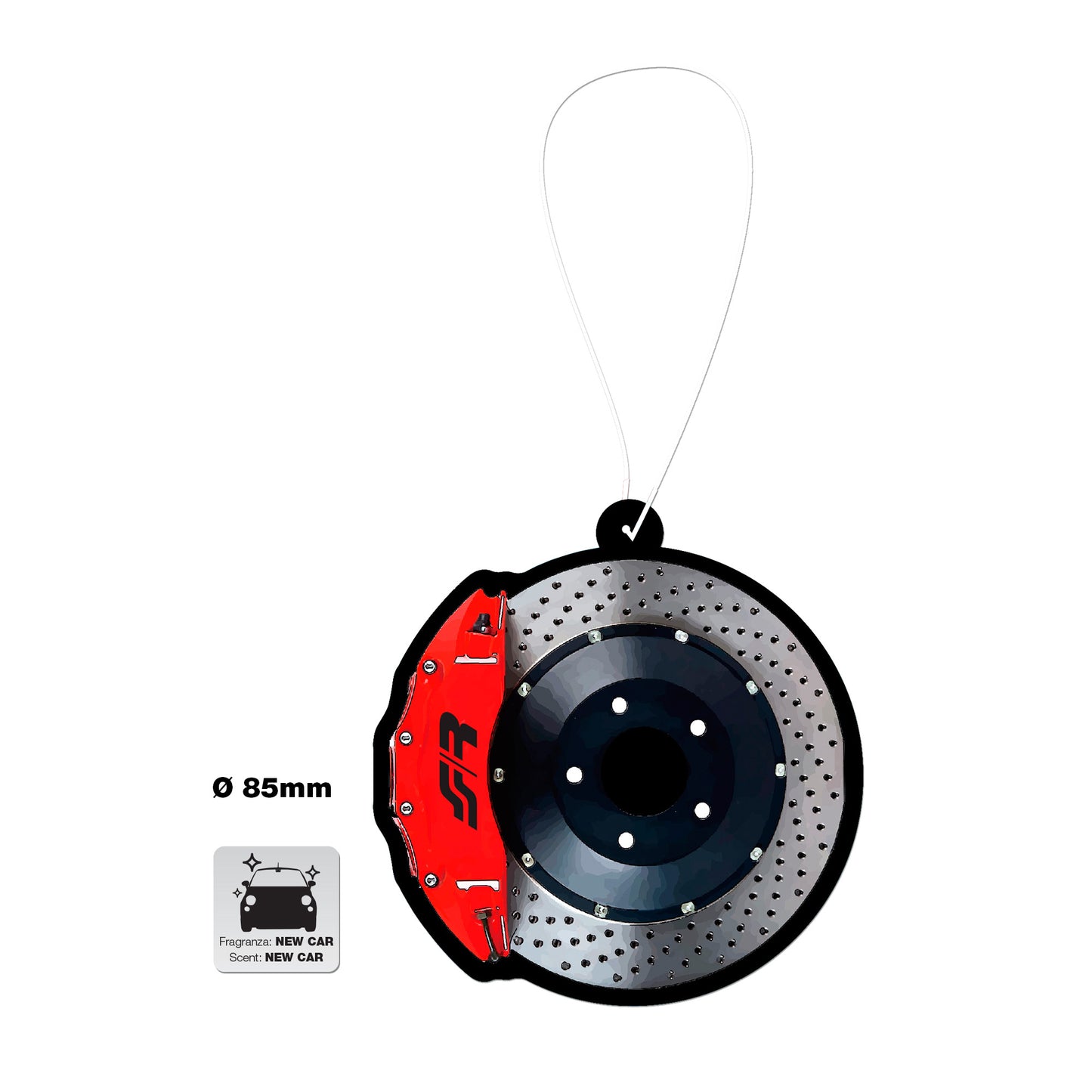 Ambientador new car break disk-ambientador, Accesorios SRacing-ICCTUNING