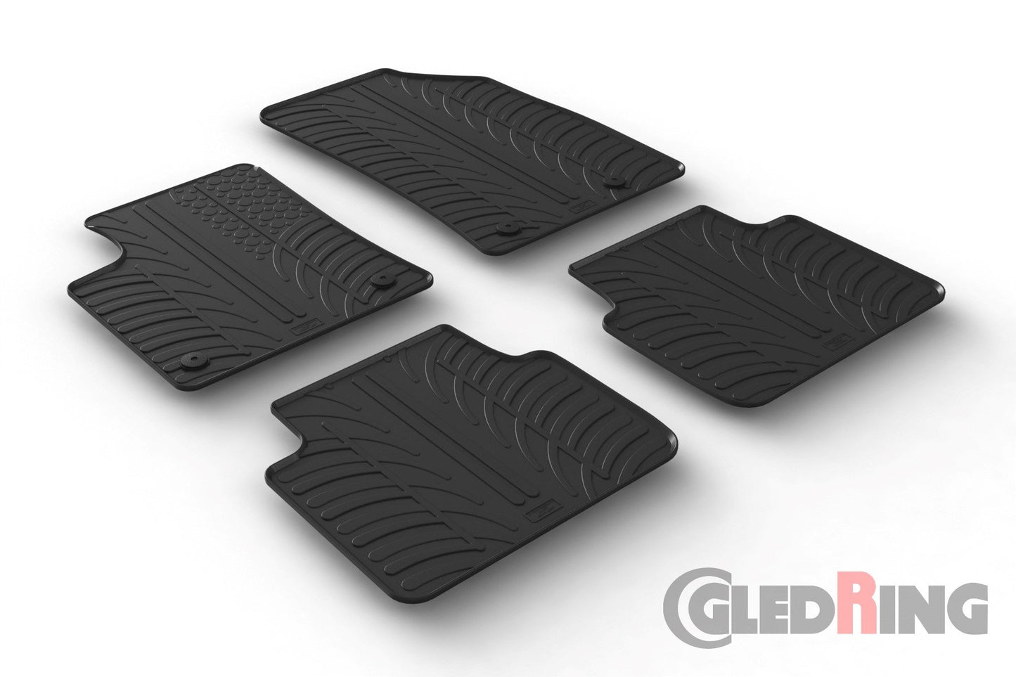 Alfombrillas de goma - OPEL Crossland X 06,2017-ALFOMBRILLAS DE GOMA-ICCTUNING