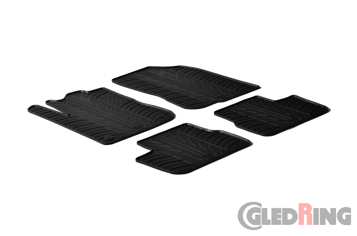 Alfombrillas de goma - PEUGEOT 208 2012> 5 puertas-ALFOMBRILLAS DE GOMA-ICCTUNING