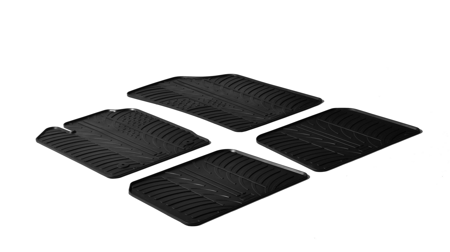 Alfombrillas de goma - RENAULT Clio III. 2005 ->-ALFOMBRILLAS DE GOMA-ICCTUNING