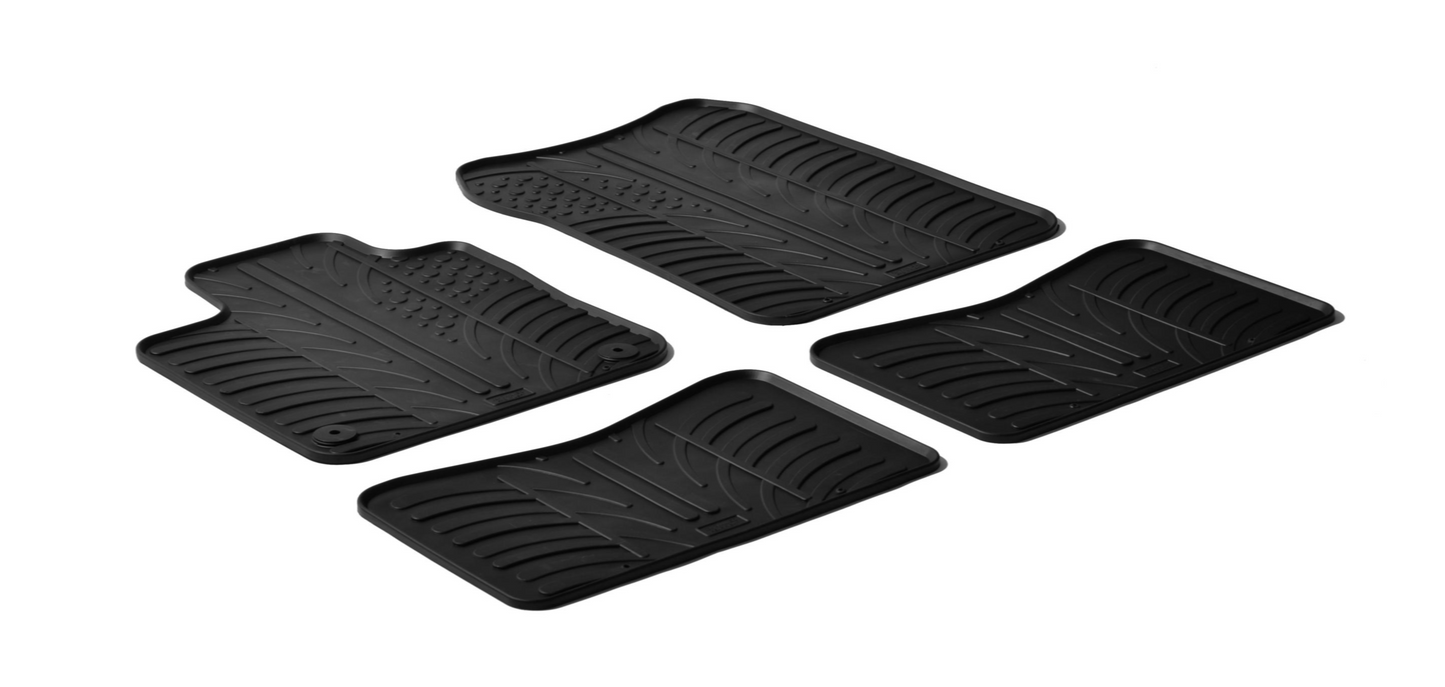 Alfombrillas de goma - RENAULT Twingo II. 2007 ->-ALFOMBRILLAS DE GOMA-ICCTUNING