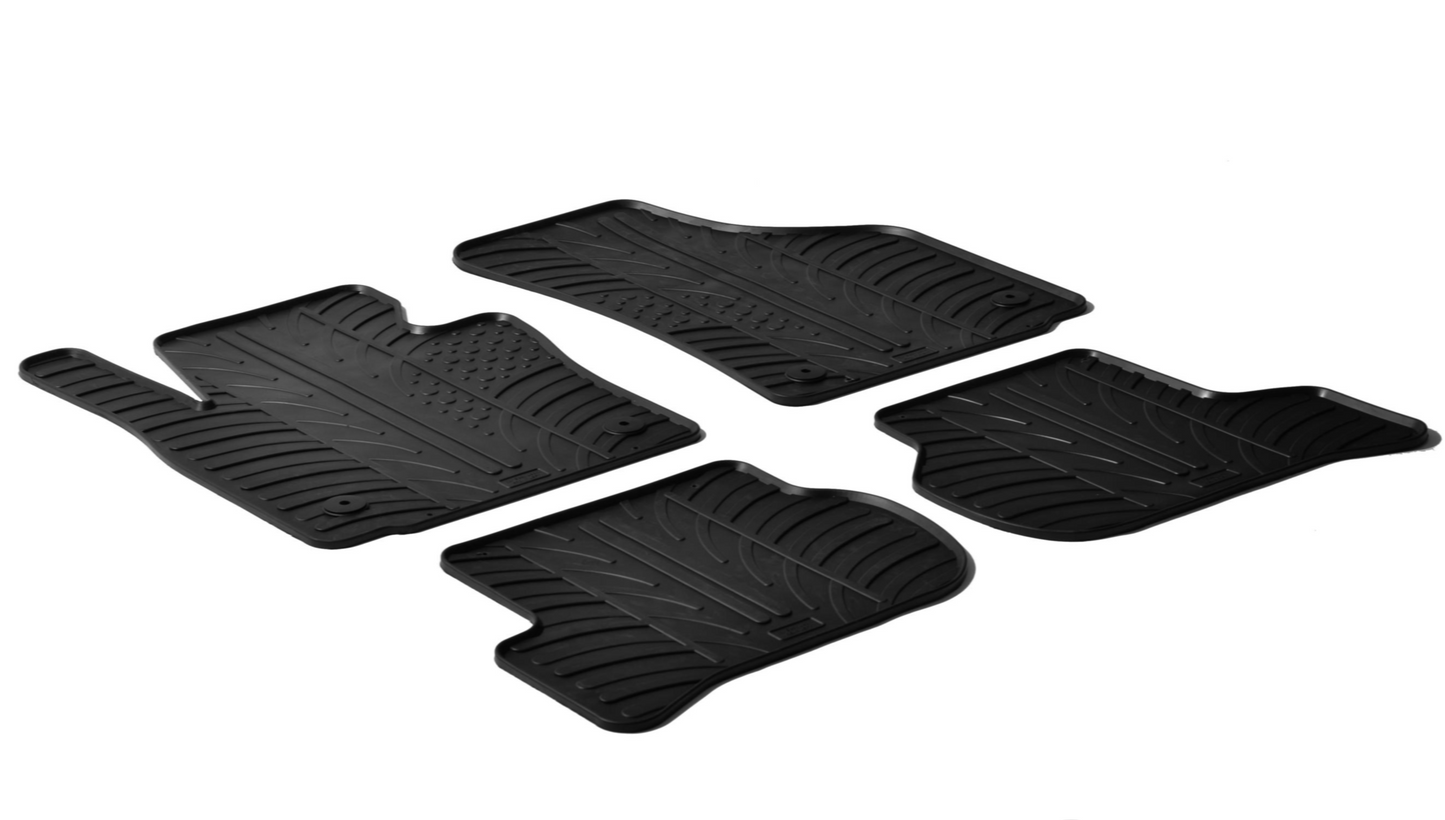 Alfombrillas de goma - SEAT Leon 2005-2013/Cupra-ALFOMBRILLAS DE GOMA-ICCTUNING