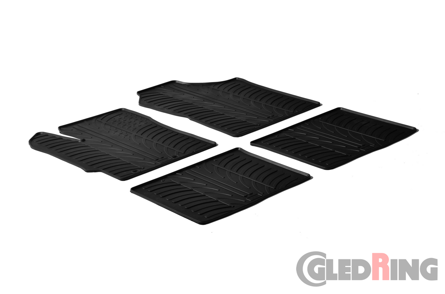 Alfombrillas de goma - TOYOTA Yaris 2011-> 5 puertas-ALFOMBRILLAS DE GOMA-ICCTUNING