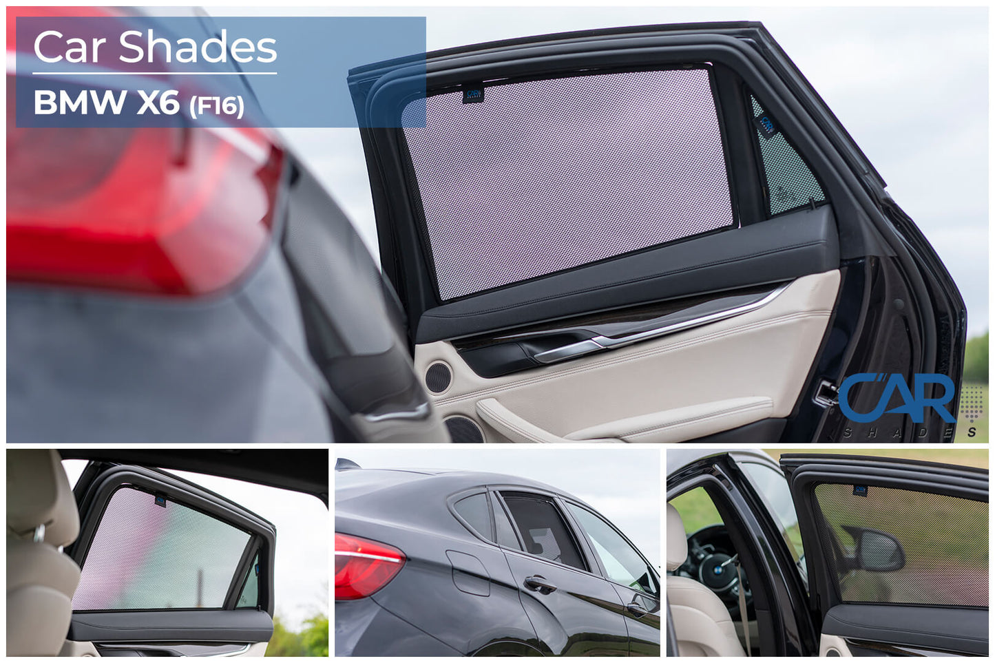 parasoles car shades BMW X6 F16 5 puertas 2015-2019-ICCTUNING