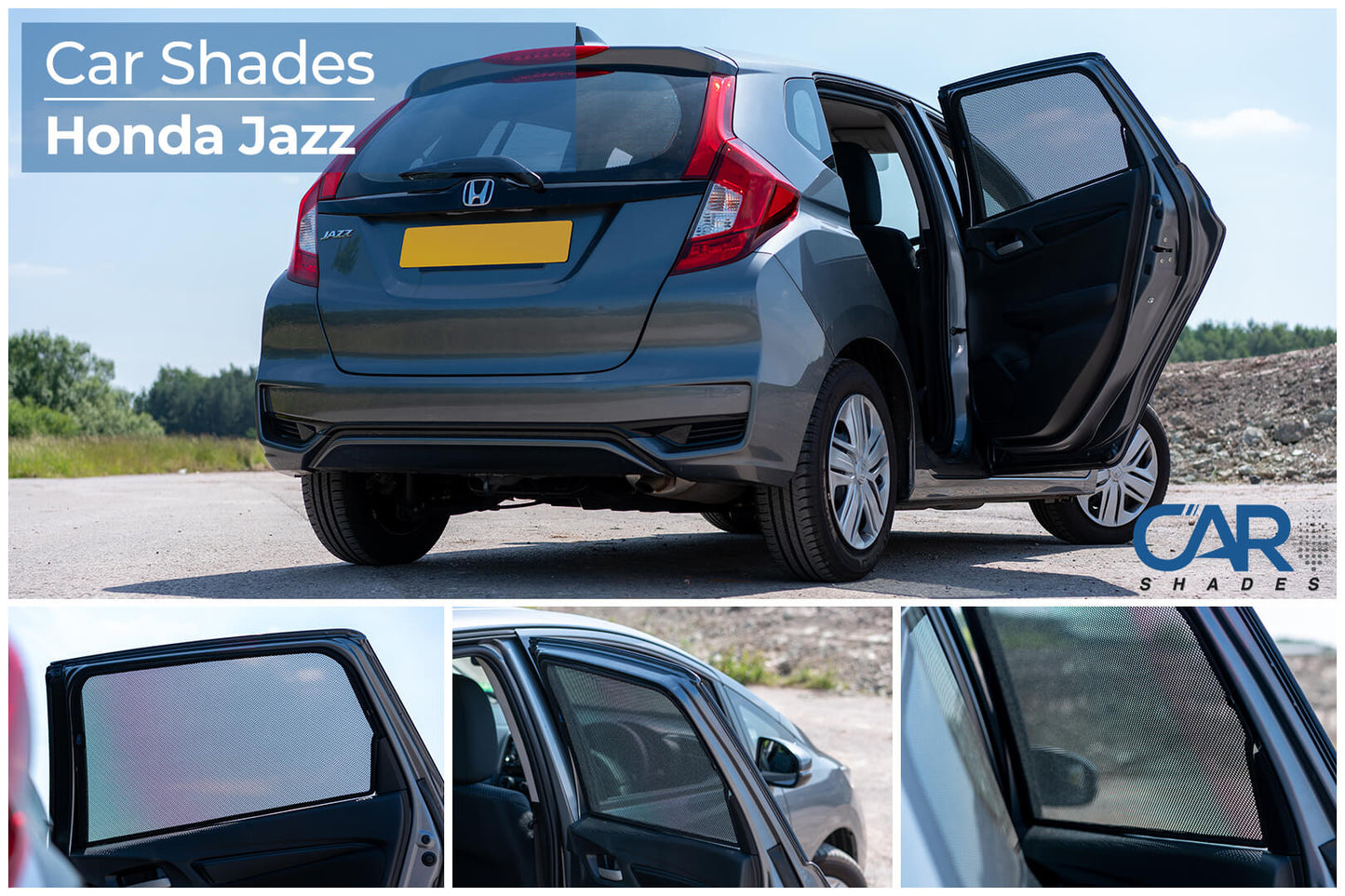 parasoles car shades Honda Jazz 5 puertas 2014-2020-PARASOLES-ICCTUNING