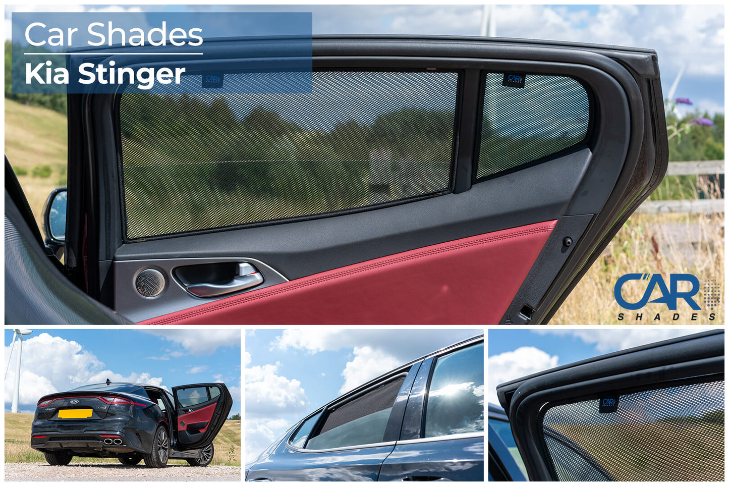 parasoles car shades Kia Stinger 5 puertas 2018>-PARASOLES-ICCTUNING